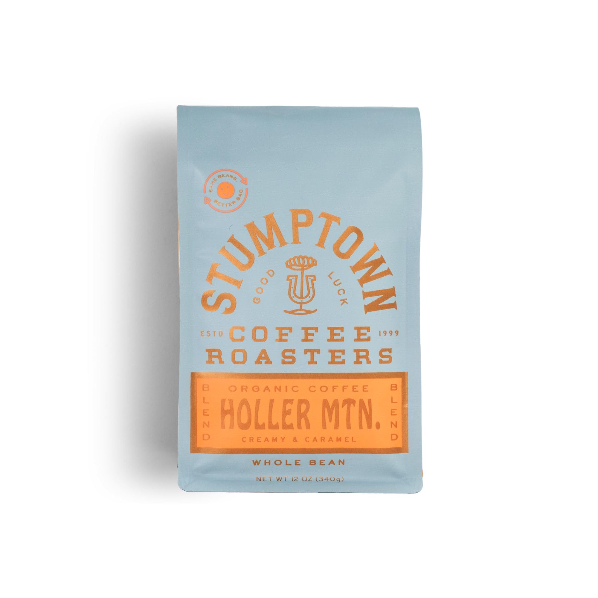 Stumptown Coffee Roasters, Medium Roast Organic Whole Bean Coffee - Holler Mountain 12 Ounce Bag with Flavor Notes of Citrus Zest, Caramel and Hazelnut