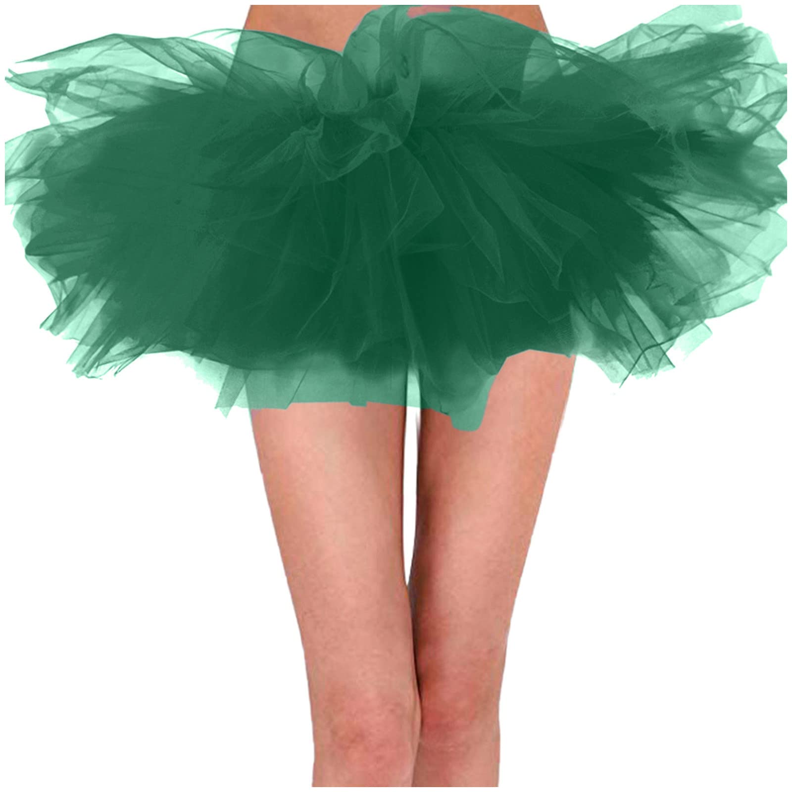 NHPY 1 Pezzi Gonna Tutu Donna, Gonna Tulle Donna Carnevale, Gonna Carnevale Donna, Donna Breve Partito Tutu Vintage Ballerina Gonna Cosplay Sottogonne, Gonna Nera