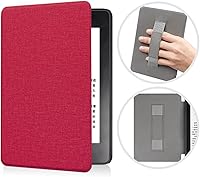 Vista 4 de Funda para Kindle Paperwhite de 6" 5ª/6ª/7ª generación (versión 2012-2015, modelo EY21 y DP75SDI), funda de tela delgada y ligera y duradera