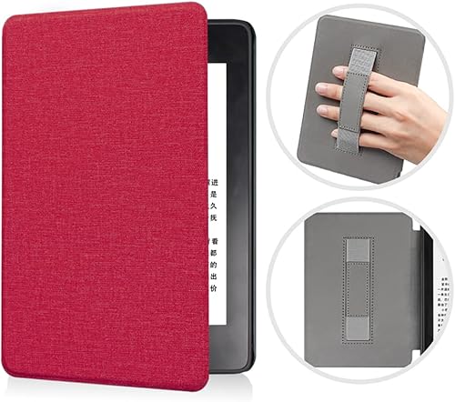 Miniatura 6 de Funda para Kindle Paperwhite de 6" 567 generación (versión 2012-2015, modelo EY21 y DP75SDI), funda de tela delgada y ligera y duradera con correa