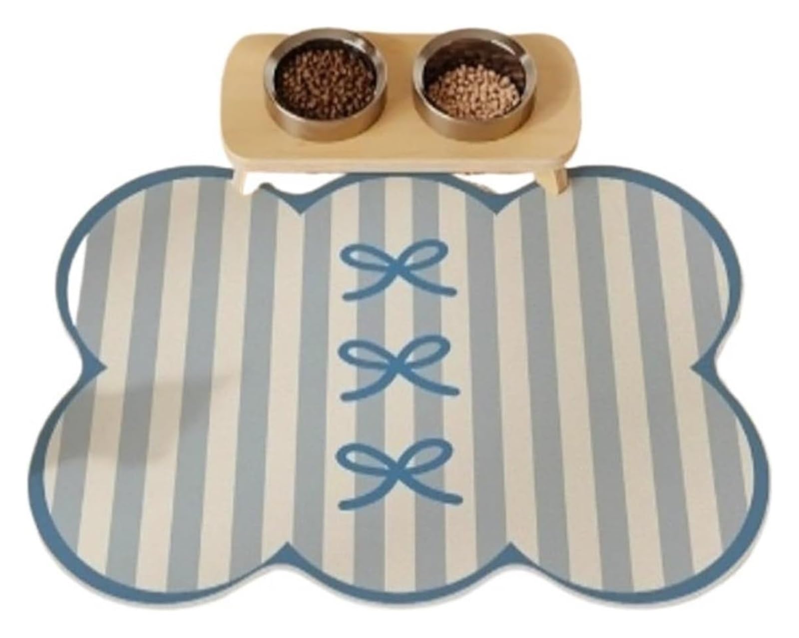 Futtermatte für Haustiere, Tischsets for Haustiere for Katzen und Hunde sind lebensmittelecht, schnell trocknend leicht zu reinigen(Color2)