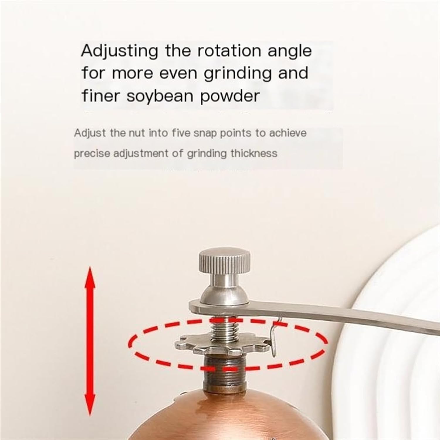 Coffee Grinder Hand-cranked Coffee Machine Stainless Steel Household Manual Coffee Bean Machine Coffee Grinder Manual Coffee Grinder