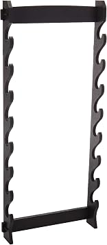 MASTER USA WS-8W 8-Tier Wall Mount Sword Stand , Black