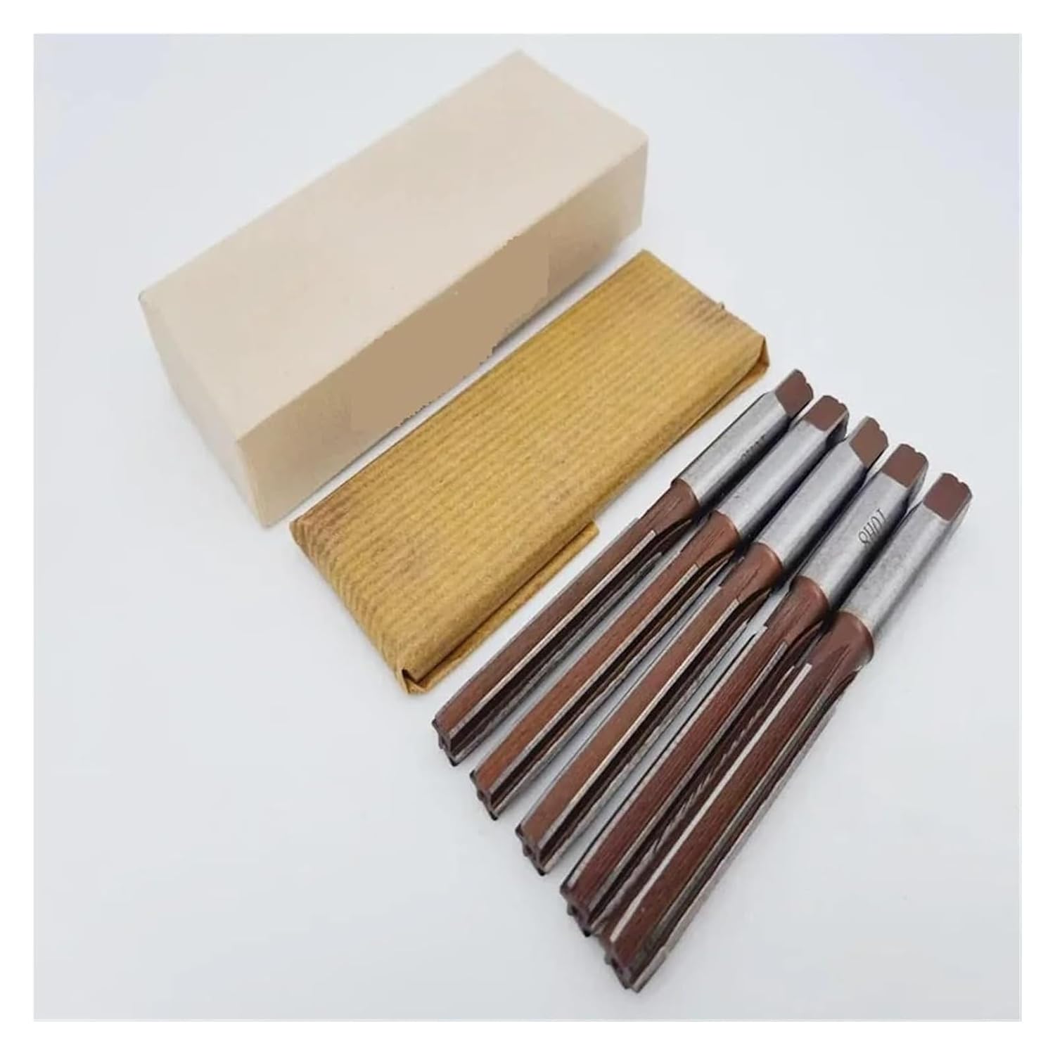 3-16mm High Speed Hand Reamer Set Precision H8 9SiCr Straight-shank Chucking Engineering Milling Cutter Tool(3456789-10-11-12)