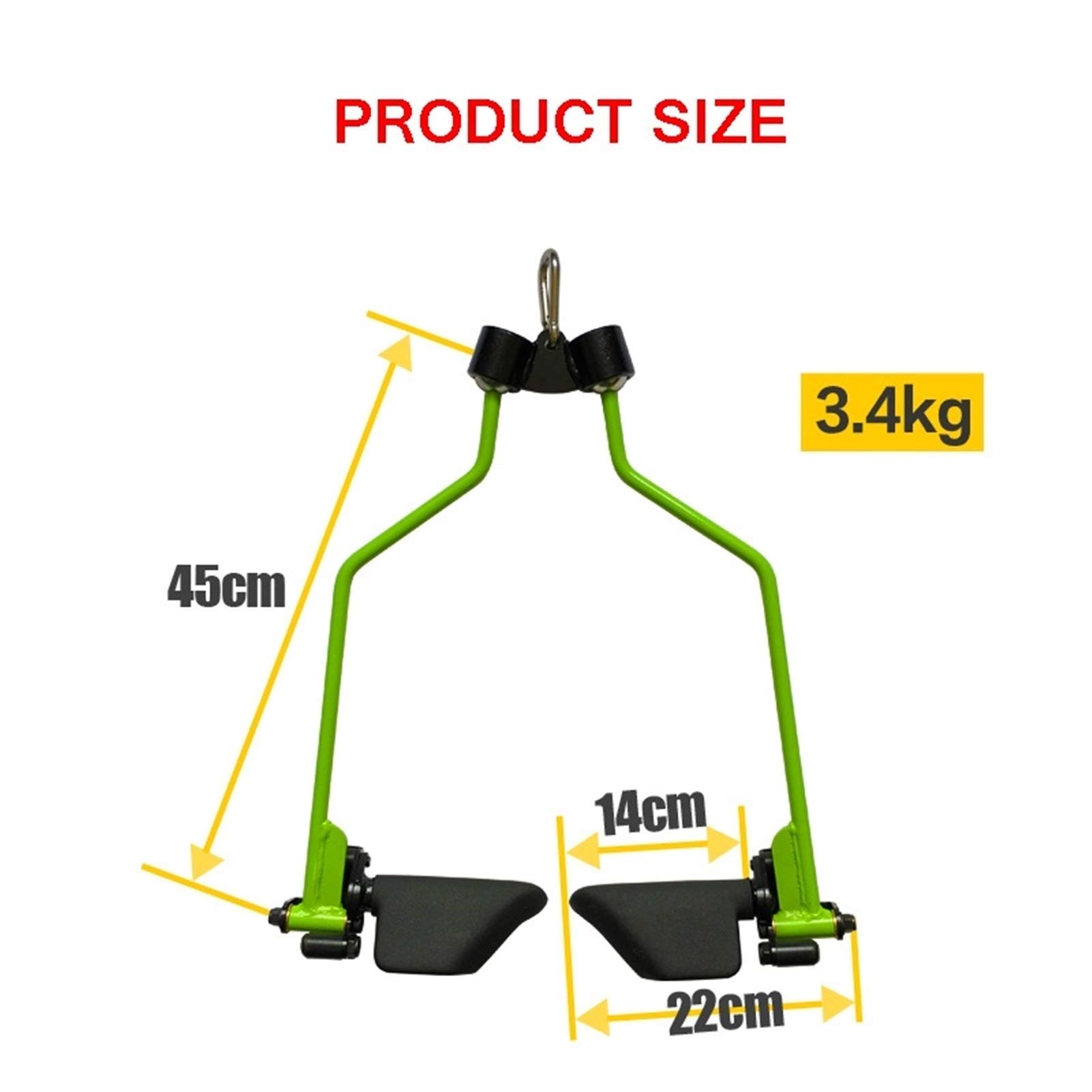 Lat Machine Barra Accessori Per Manico Per Cavi Di Fitness, Barra Pull-down Lat, Barra Di Corsa Posteriore, Barra Tricipiti, Impugnatura Antiscivolo Immersa, Attrezzature Per La Formazione Della Forza