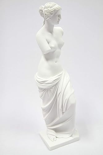 Miniatura 2 de Vittoria Collection Figura de escultura de estatua de Venus de Milo Afrodita de Milos de 15.5 pulgadas de mitología griega romana, diosa del amor y