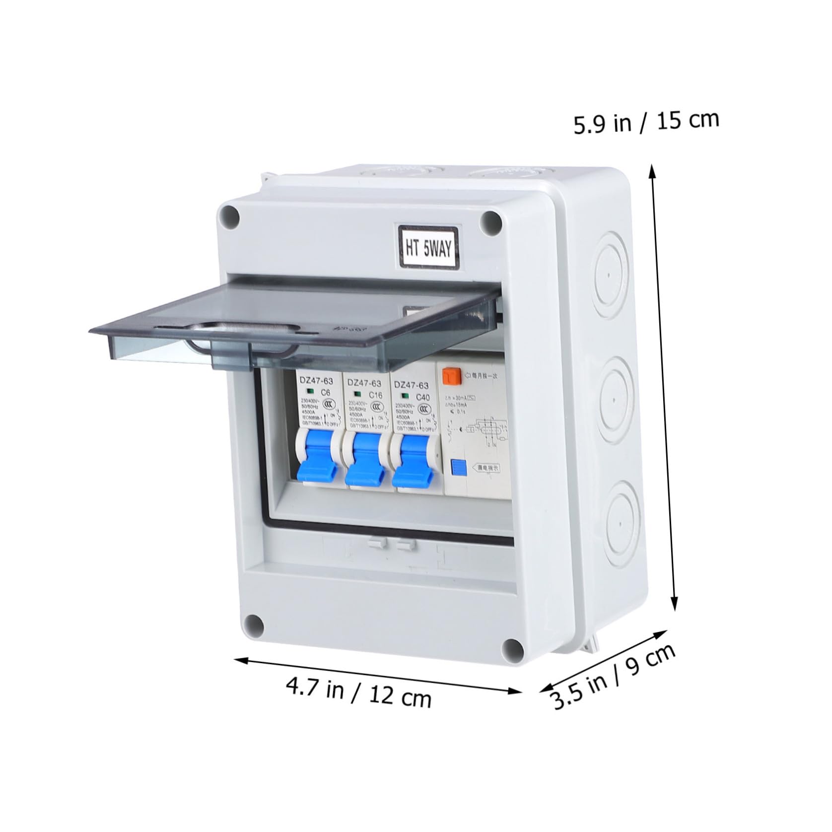 Ip54 Miniatur Leistungsschalter 400v 30ma 63a mit Nylongehäuse