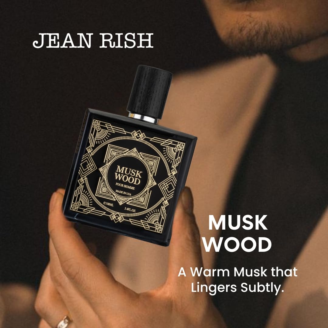 Amazon.com : Jean Rish Musk Wood Perfume for Men Eau De Toilette