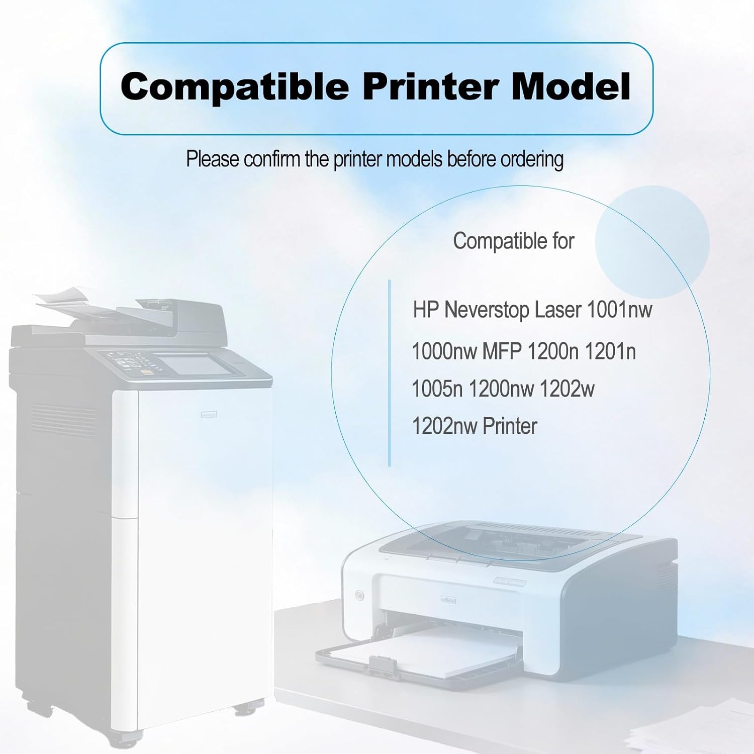 114A W1144A Drum Unit Replacement for Neverstop Laser 1001nw 1000nw MFP 1200n 1201n 1005n 1200nw 1202w 1202nw Printer High Yield 20,000 Pages(1 Pack Black)