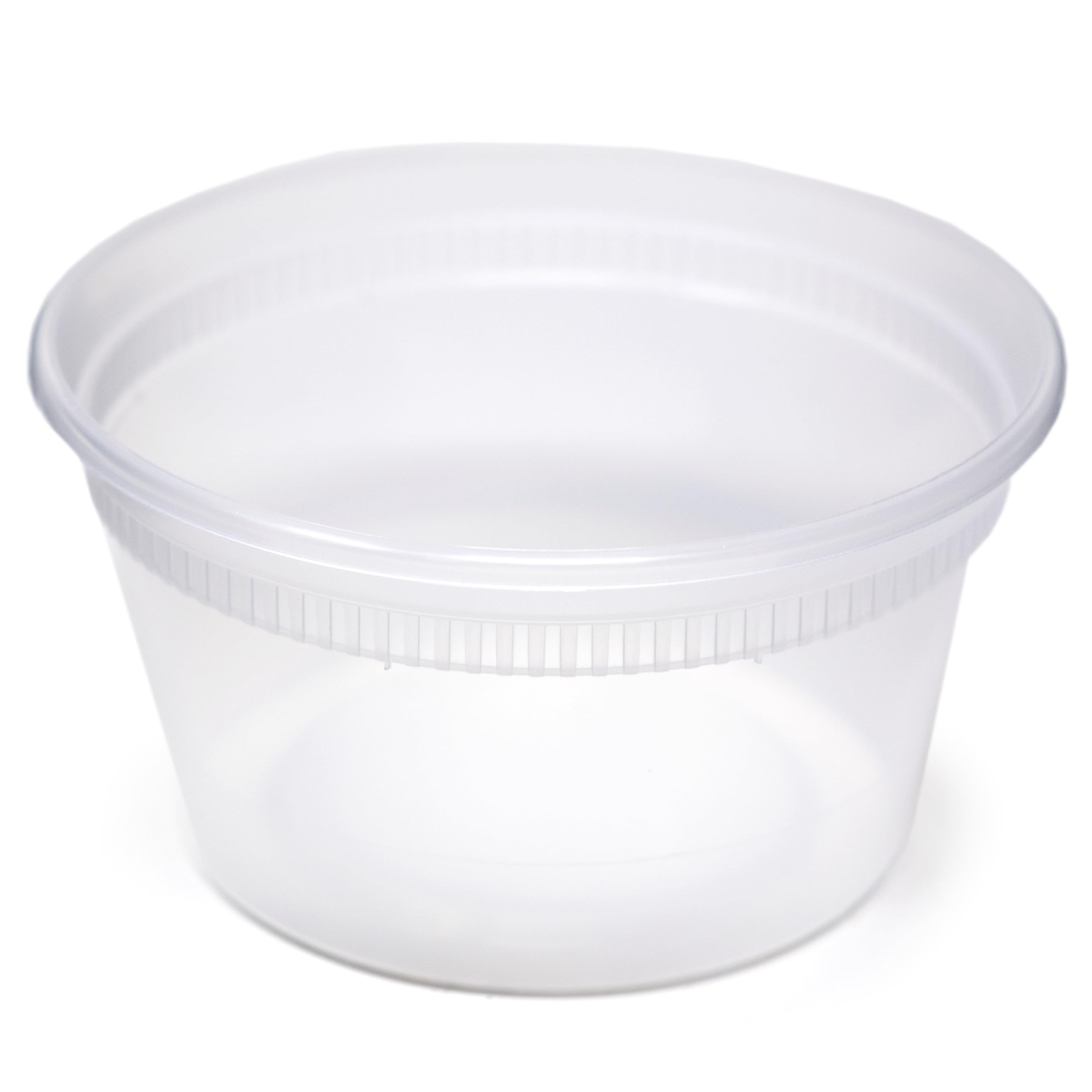 12 oz DELItainer Clear Round Deli Container Combo Pack 240/CS by Newspring – 12 oz., 12.0 ounces, Polypropylene, Translucent, Model YL2512
