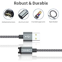 Vista 5 de Cable de carga compatible con Garmin Watch, paquete de 2 cables de carga USB de 3.3 pies para Garmin Fenix 5 5S Plus 6 6S 6X Pro 7 7S 7X, Forerunner