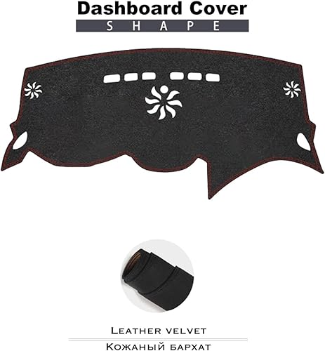 Miniatura 4 de BORATO Cubierta del salpicadero del automóvil, protector de sombrilla, alfombras, para Chevrolet Cruze 2016-2018 MK2 accesorios