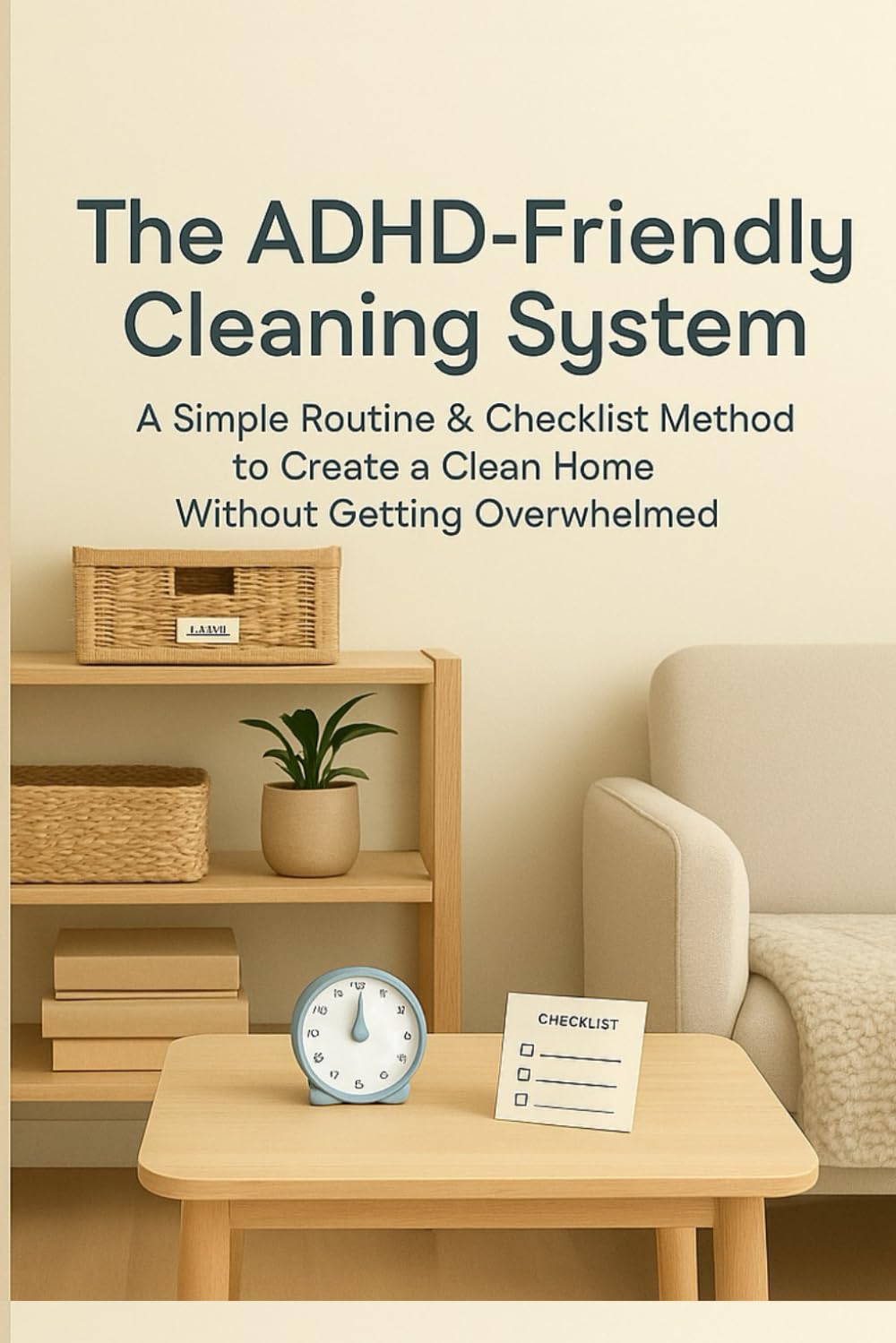 The ADHD-Friendly Cleaning System: A Simple Routine & Checklist Method to Create a Clean Home Without Getting Overwhelmed