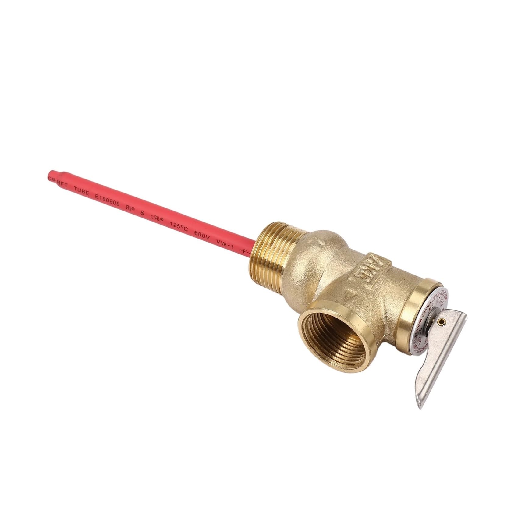 Valvula Antiretorno Agua 0.7Mpa 99C 210F 102PSI Válvula de seguridad alivio presión y temperatura 3/4 pulgadas para calderas de aceite