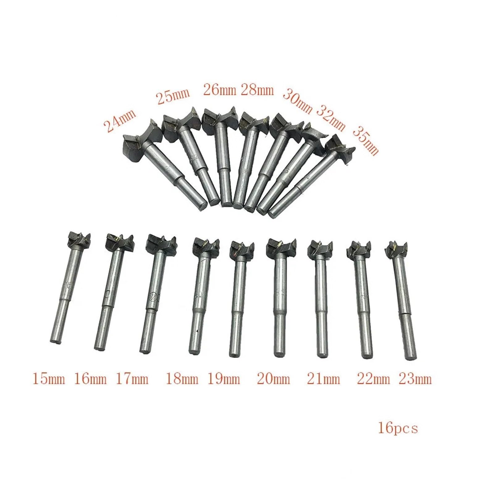 Juego De 5/16 Brocas Forstner For Madera, Sierra De Corona Autocentrante For Carpintería, Accesorios For Herramientas Eléctricas Con Caja De Almacenamiento