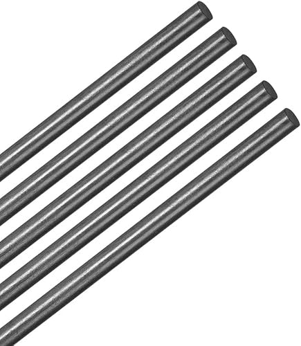 FIXRO Barra de fibra de carbono de 0.157 in para poste mate de avión RC EE. UU., 15.748 in 15.7 pulgadas, 10 unidades