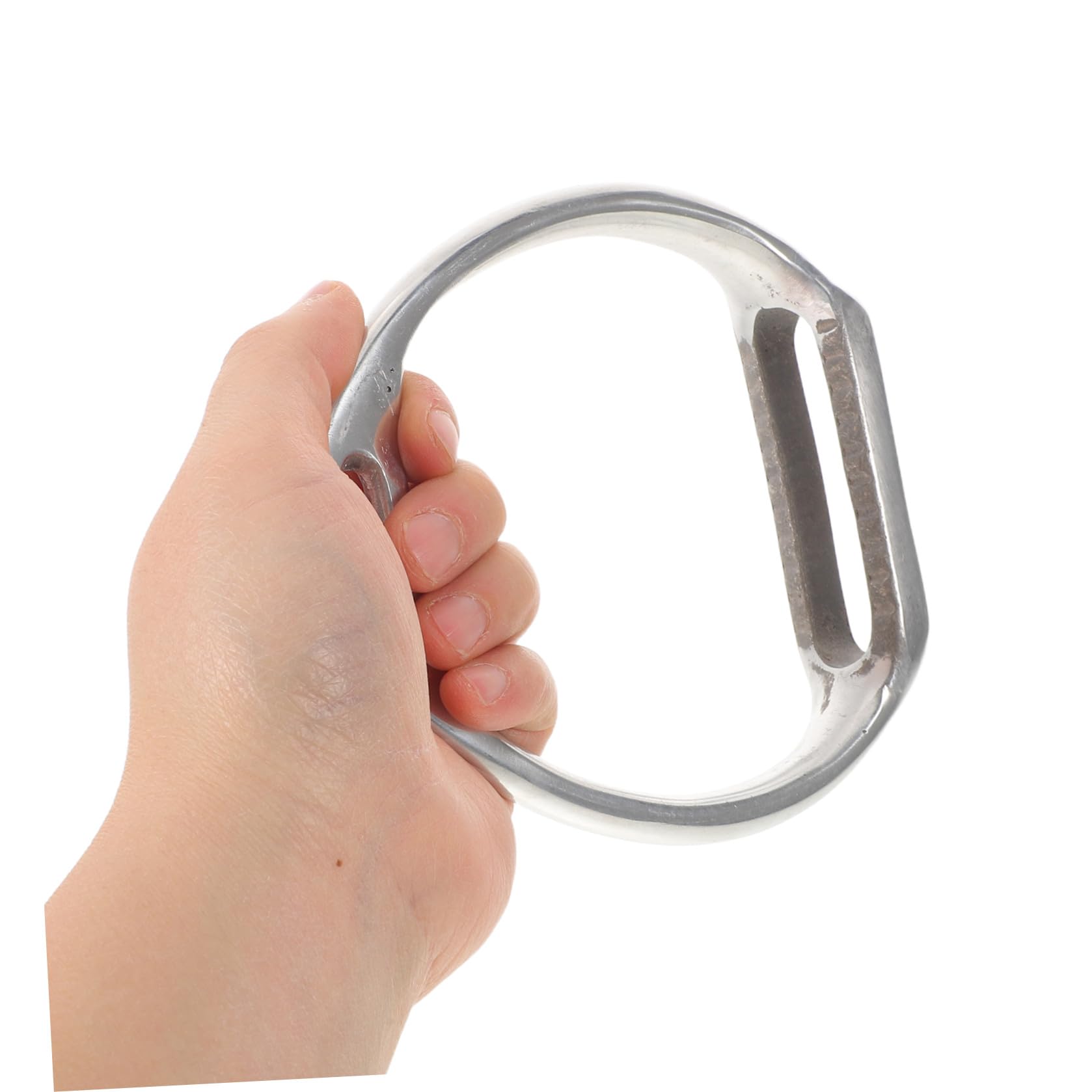 Estribo de Silla de Montar Inglés, Estribo Ecuestre de Aleación de Aluminio, Plata, Fácil de Limpiar, Comodidad y Reducción de Fatiga, para Caballo y Silla de Montar, Equitación