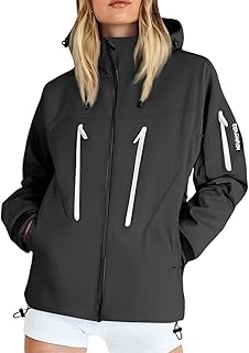 Gabardina Mujer Tallas Grandes Impermeable Entretiempo Parka Mujer Running Colores Contrastantes Amarillo Ropa Agua 2025