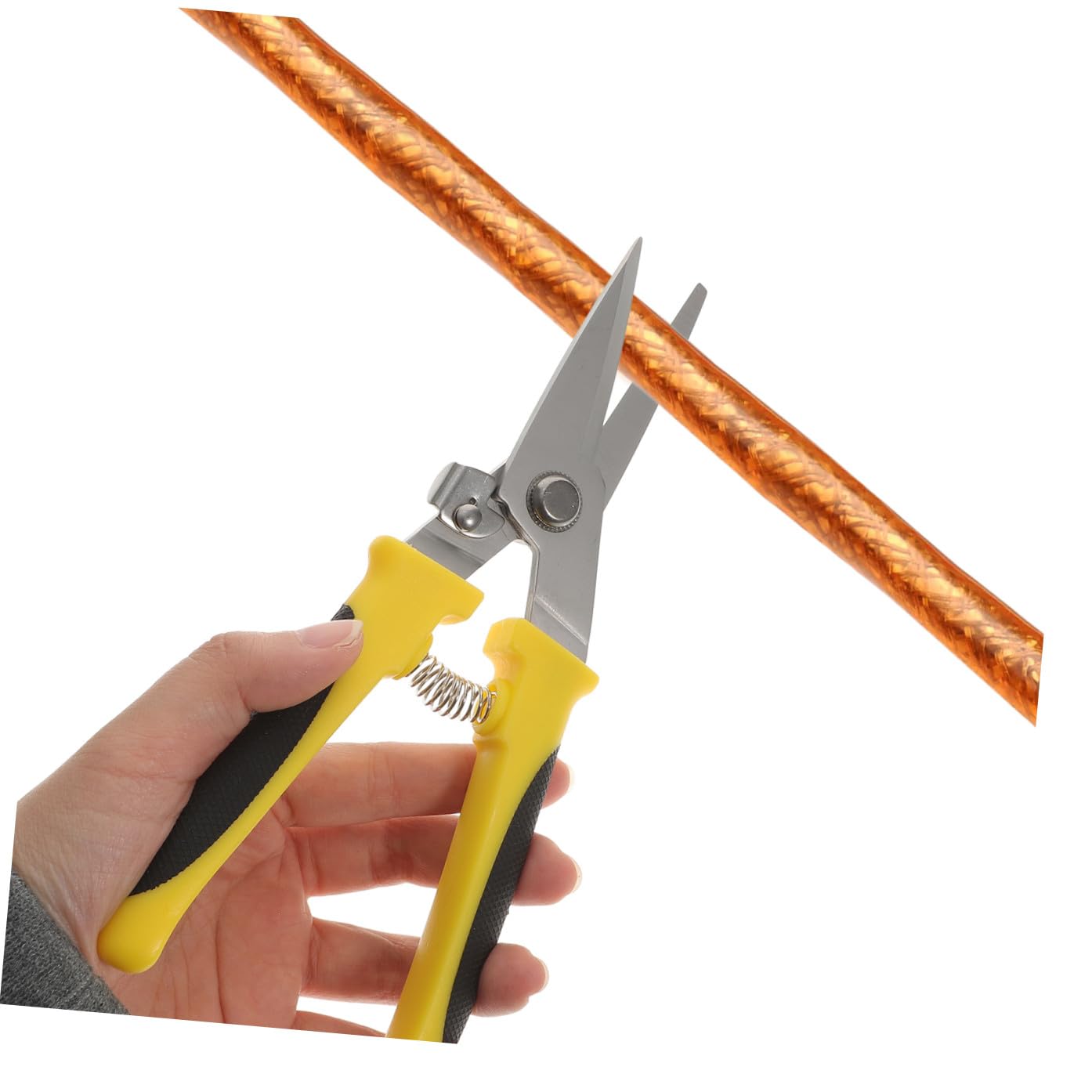 TEHAUX Tijeras para Cortar Chapa Metálica de Acero Inoxidable, 2 Piezas Diseño Recto, Herramienta para Construcción y Trabajos de Hojalatería
