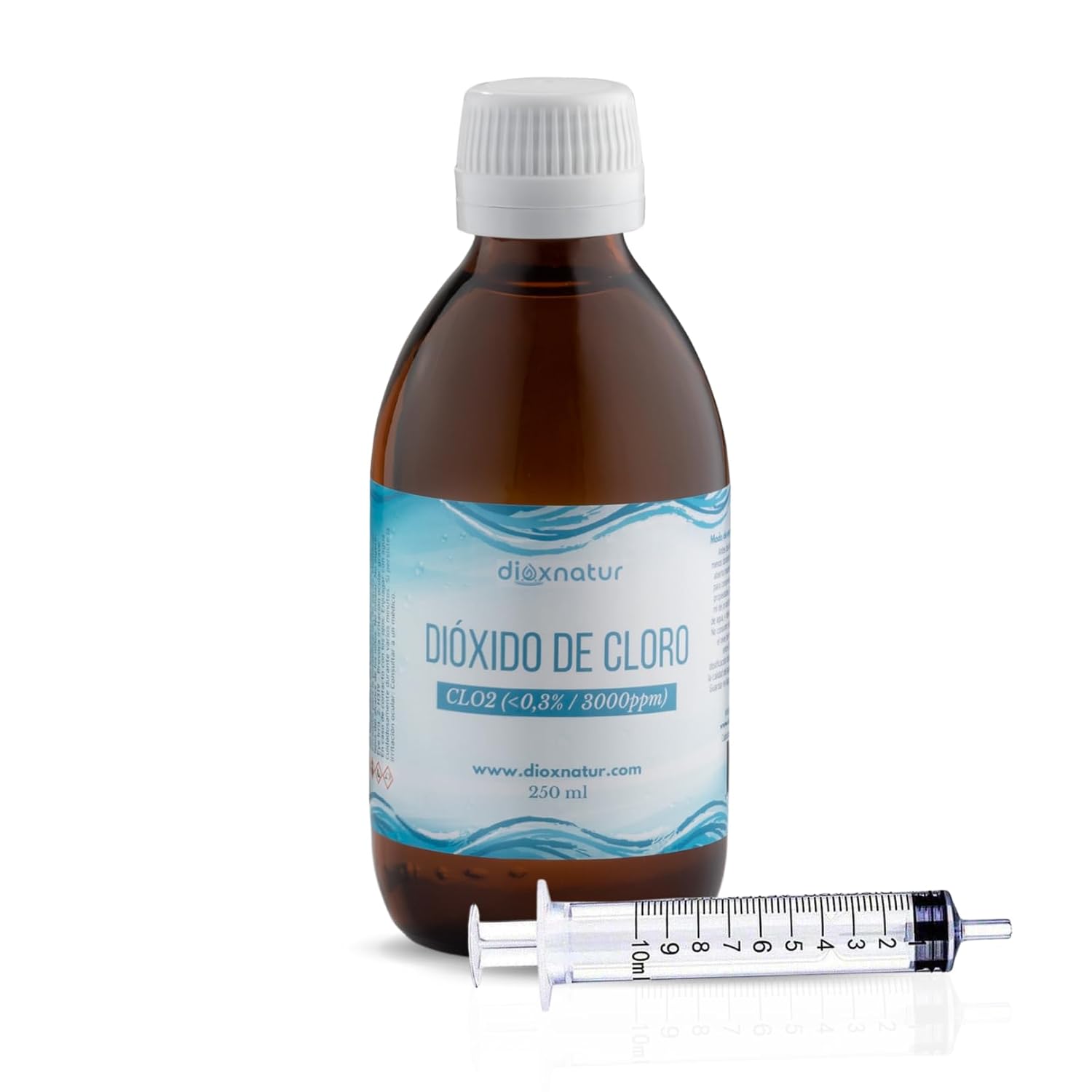 DIOXNATUR® Dioxyde de chlore 3000 ppm CDS 250 ml. Seringue de 10 ml — free download