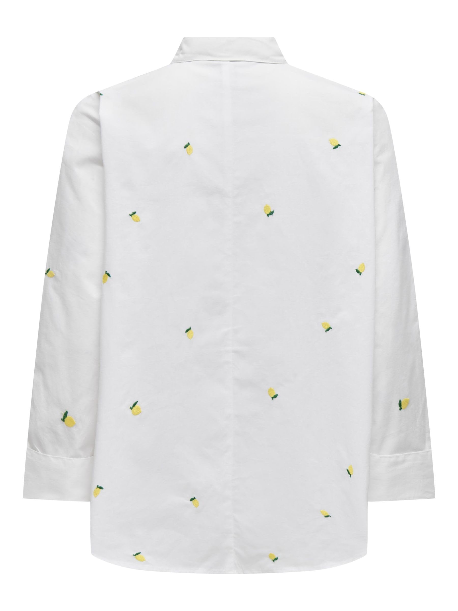 ONLY Chemisier New Lina Grace Bright White Lemon M