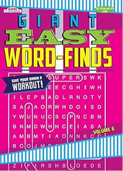 Paperback Giant Easy Word-Finds Puzzle Book - Volume 6 Book