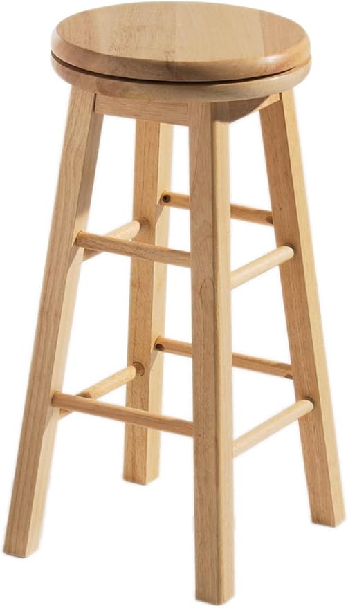 Premier Housewares Bar Stool / Wooden Stool / Breakfast Bar Stool