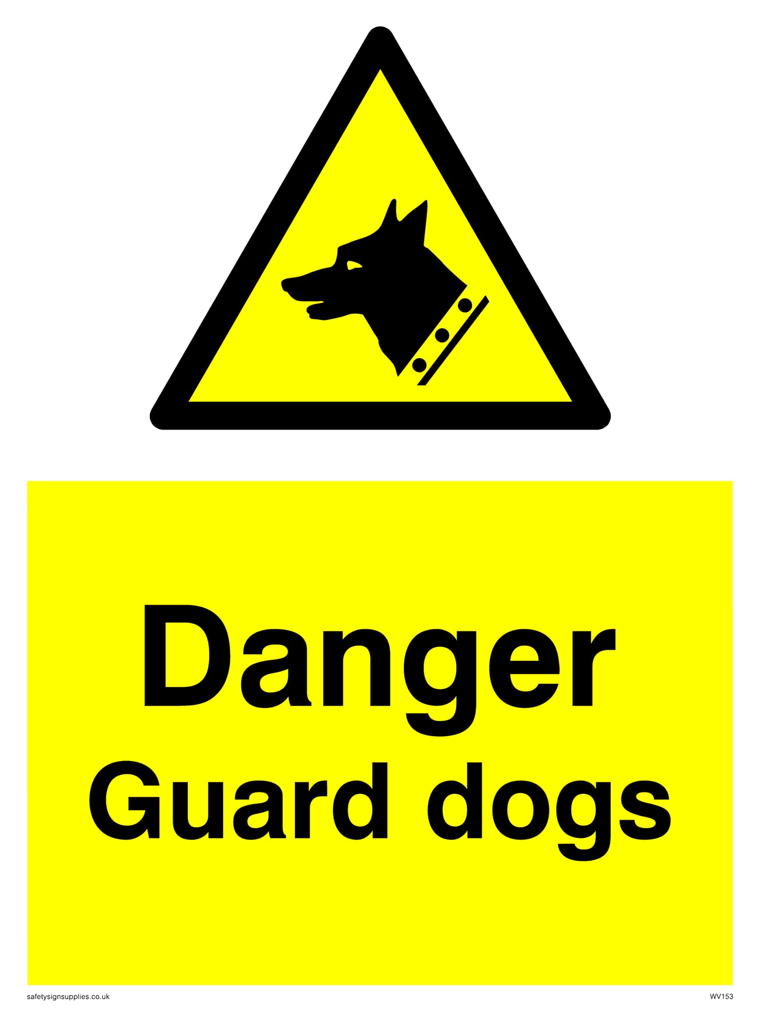 Viking Signs Schild 'Hunde Anleinen' – Wetterfestes Vinyl-Schild, 200x150 Mm, Nach EN7010