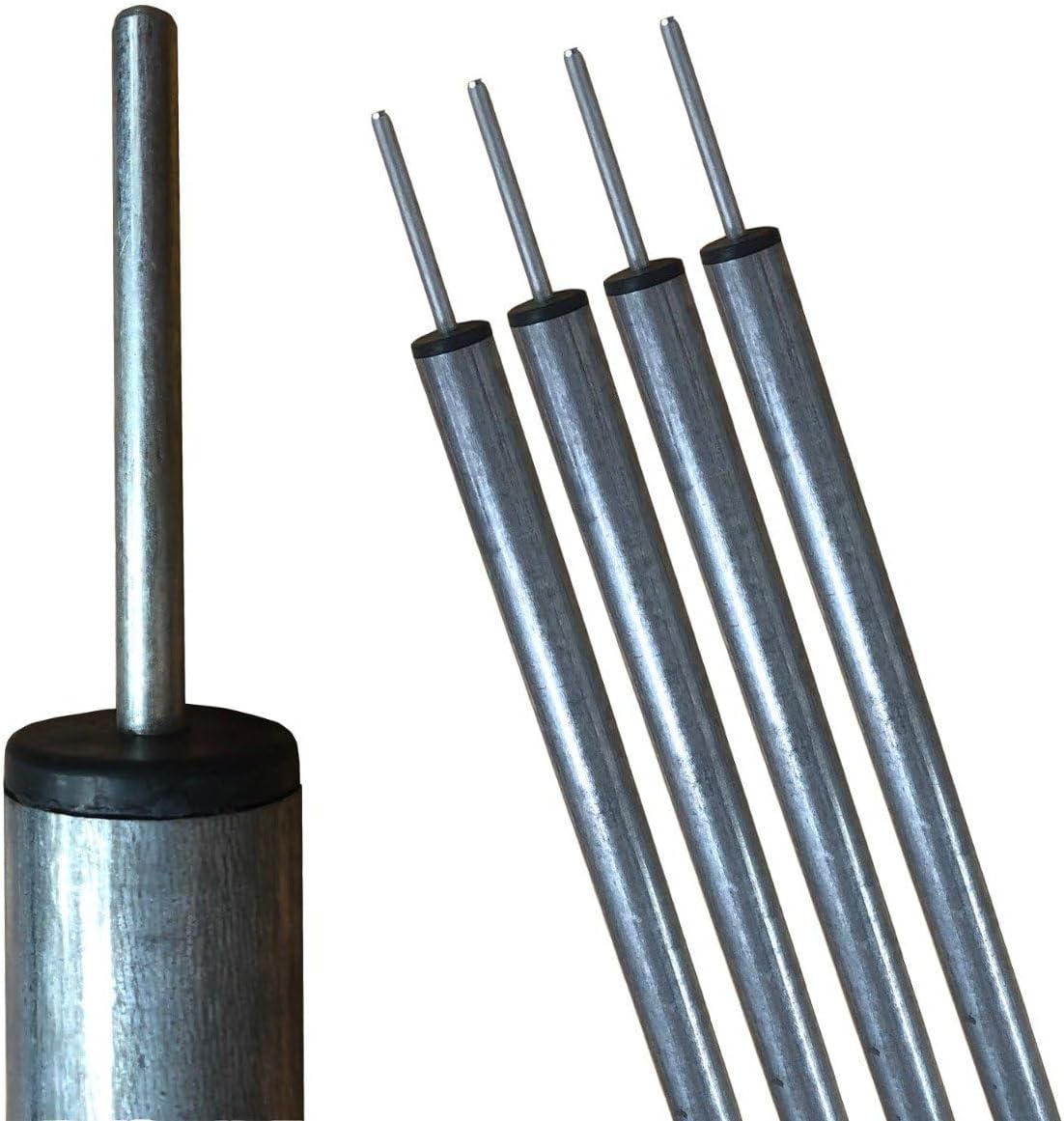 Party Tents Direct 20x40 Replacement Pole Set for Weekender Pole Tent, Heavy Duty Galvanized Steel Zinc Plated, Includes (12) 7 Foot Side and (3) 12 Foot 9 Inch Center Poles - Canopy Top not Included