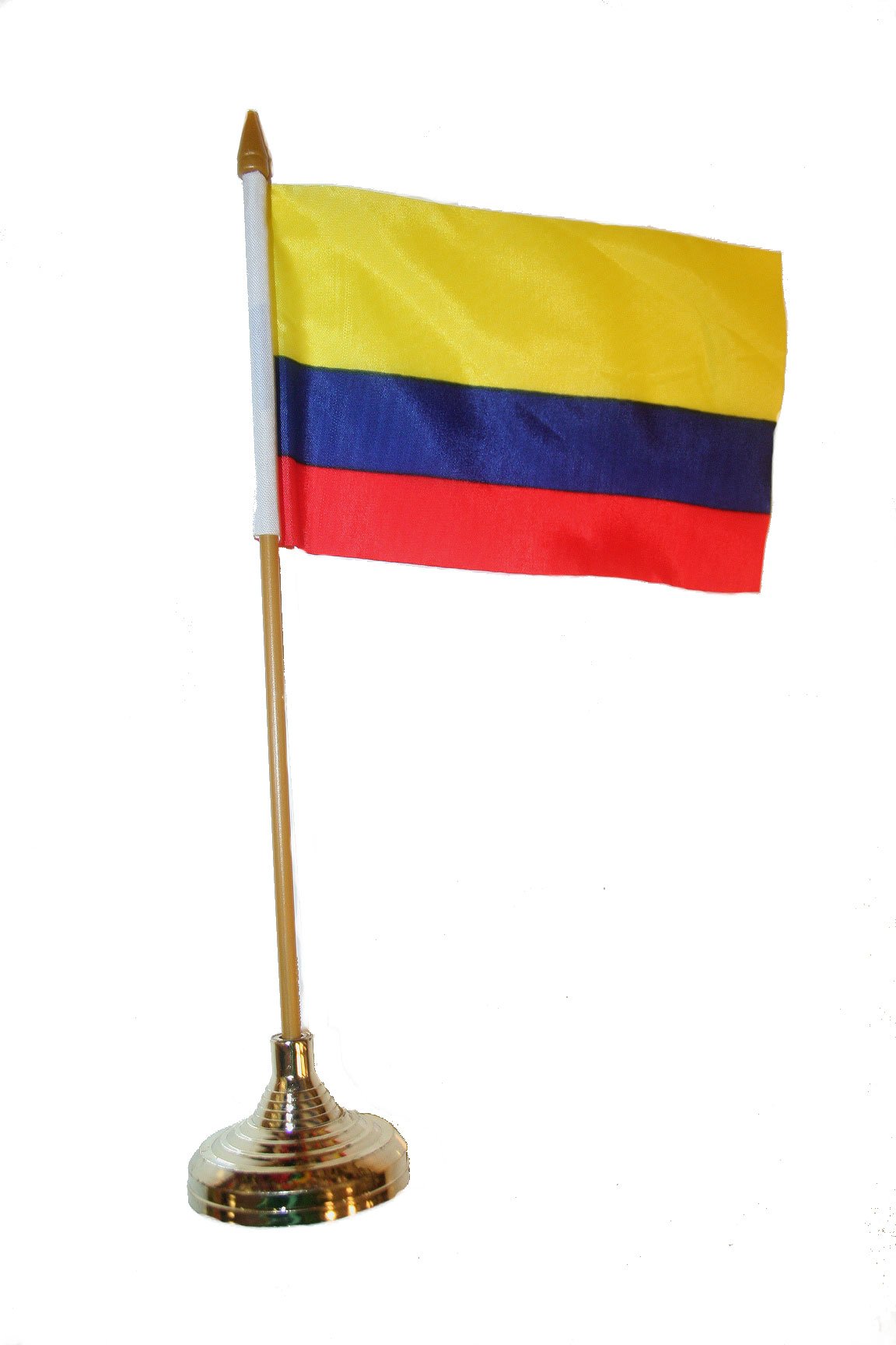 Bandera de colombia en el mapa de colombia Immagini Vettoriali Stock