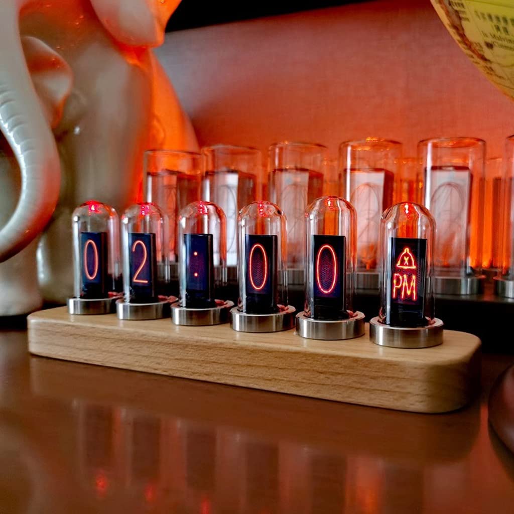 Buy Nixie Tube Clock Multiple Display Styles, RGB LED Digital Clock