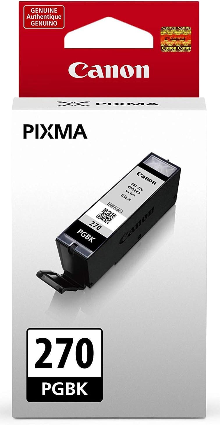 Canon PGI-270 Ink Cartridge Black - 2 Pack in Retail Packing
