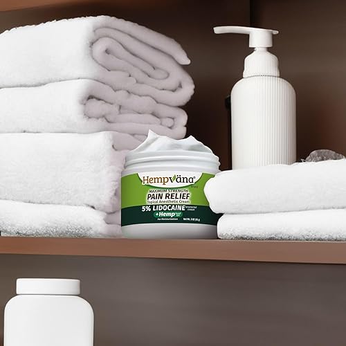 Miniatura 7 de Hempvana Crema de alivio de lidocaína al 5%, máxima fuerza, AS-SEEN-ON-TV, crema fuerte, entumece los nervios irritados para un alivio anorrectal