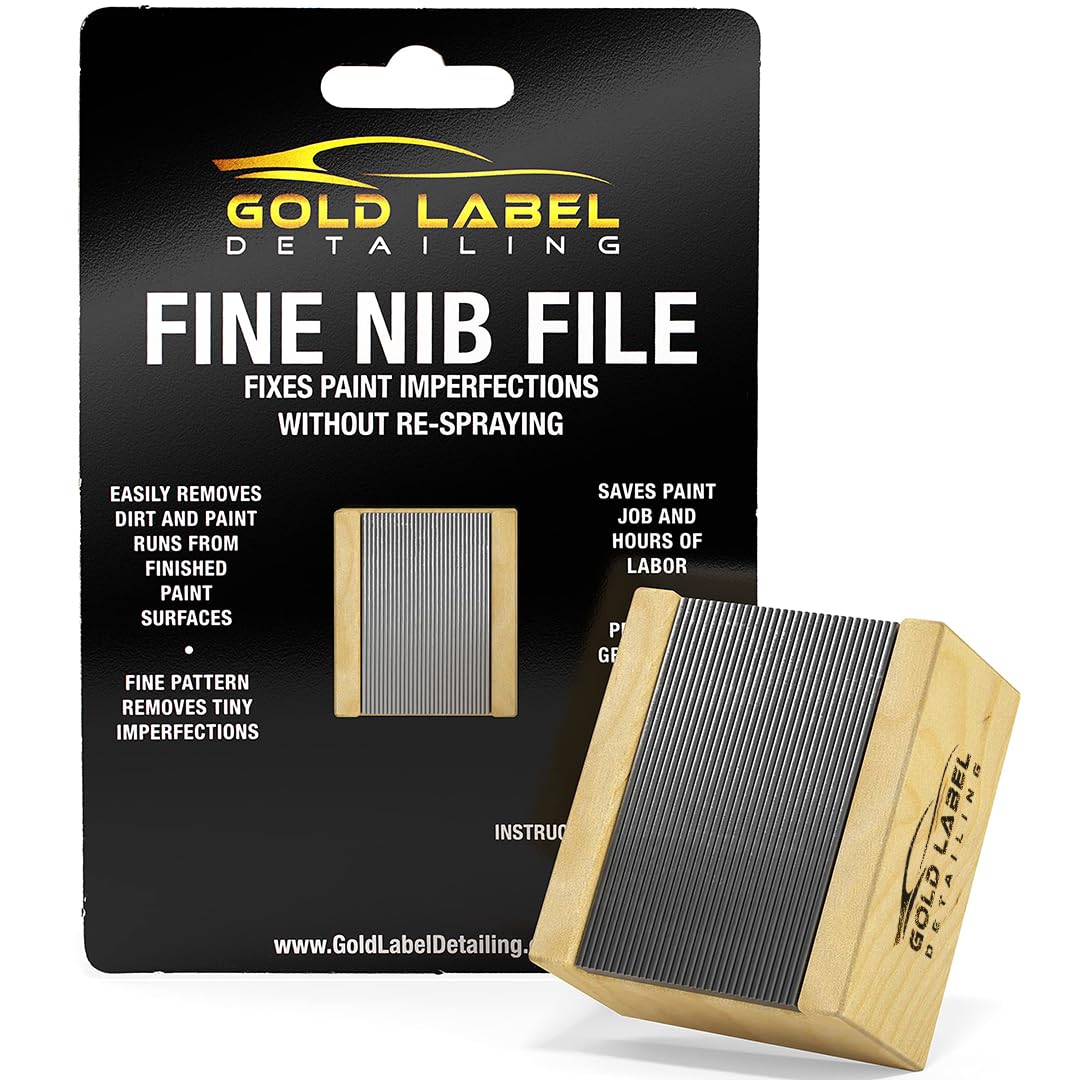 Fine Nib File | Fix Paint Imperfections | Remove Dust, Debris, Dirt, and Runs | Save Paint without Respray