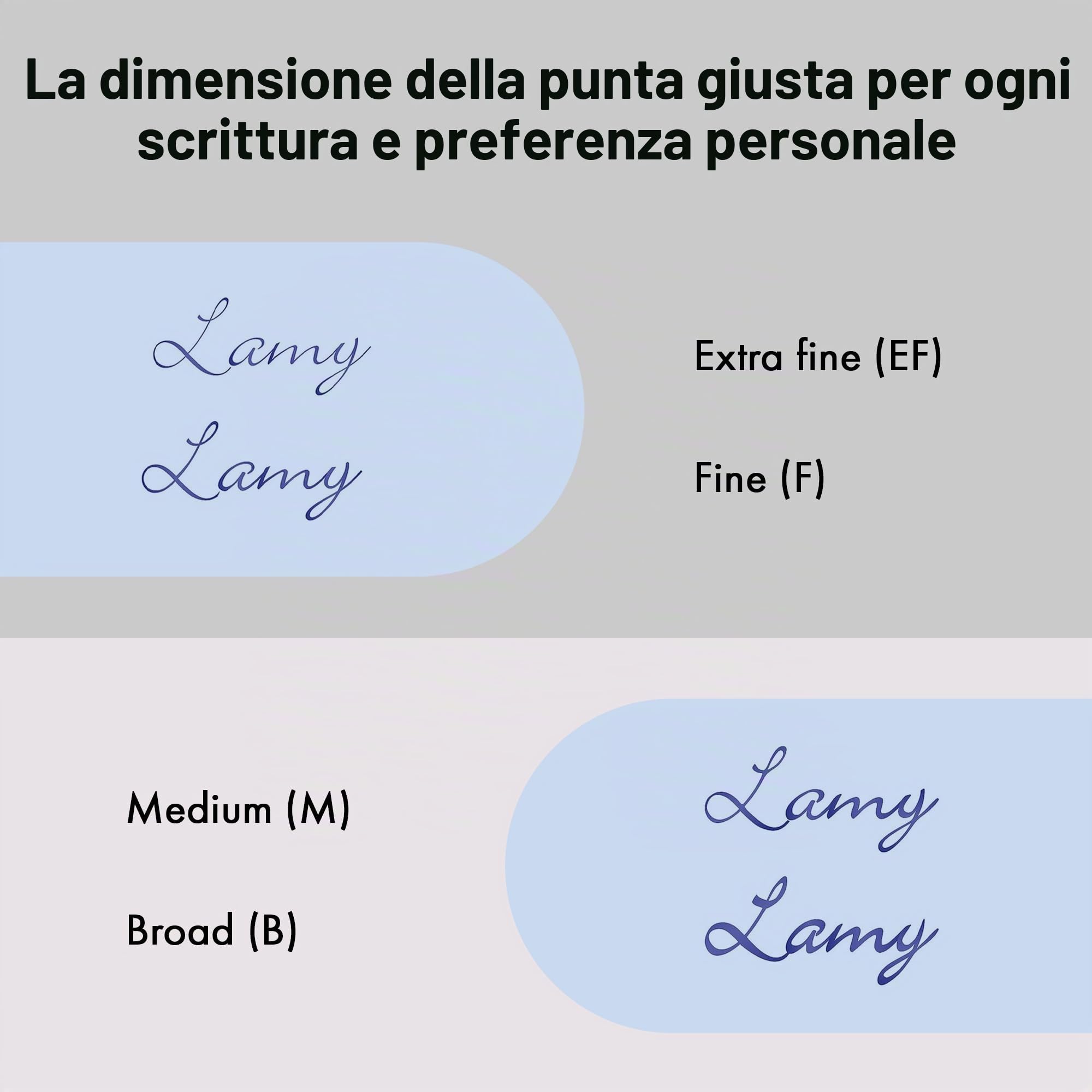 Lamy Studio 066 - Penna stilografica in acciaio inox, finitura morbida nera con una clip a forma di elica, spessore M 1 pezzo (confezione da 1)