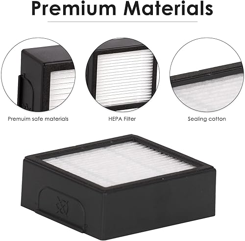 Miniatura 7 de (8 piezas) Filtro HEPA de repuesto compatible con iRobot Roomba Combo J7+ PlusCombo j5+ Combo j9+ Robotic Aspiradora HEPA Filtros Kit de accesorios