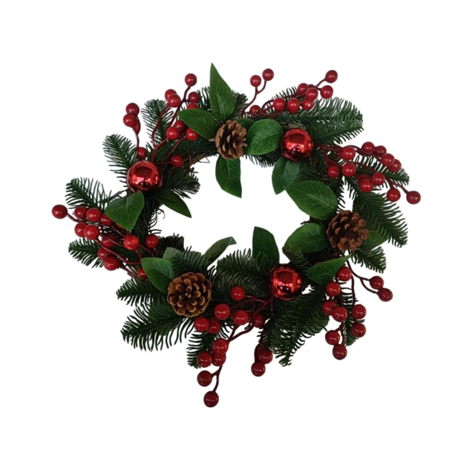 CALANDIS® Christmas Candle Ring Home Decor Christmas Decoration for Living Room Indoor Style G | Wreaths, Garlands & Plants | Christmas & Winter | Holiday & Seasonal Dacor-image-37