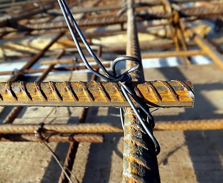 Image of GI Galvanized Binding Wire for Gardening, Home DIY, Electrical, Construction or multipurpose 35mtr length &1.2 mm Thickness (Great load bearing capacity for heavy work)
