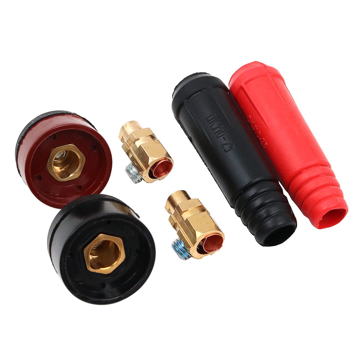 Connettori Cavo Saldatura TIG - Set 4 Pezzi Con Prese E Spine Stile Euro Da 200 Amp - Foto 4
