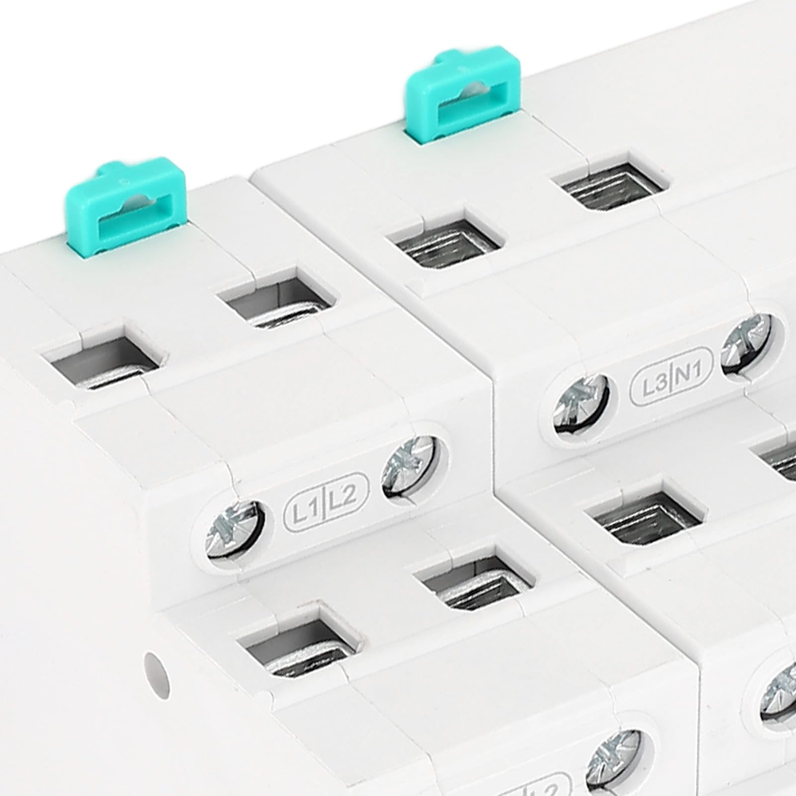 Interruptor de Transferencia Automático, 4p 40A Mini ATS, ATS Ininterrumpible de Nivel de Milisegundos, Tipo de Riel DIN, Cambio entre Potencia de Servicios Públicos