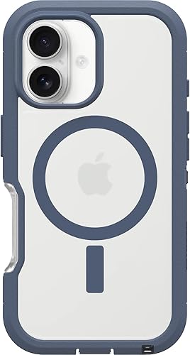 OtterBox Funda transparente para iPhone 16 Defender Series XT - Azul claro