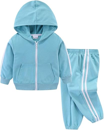 Mud Kingdom Little Boys Jogger Set Long Sleeve Casual Outerwear