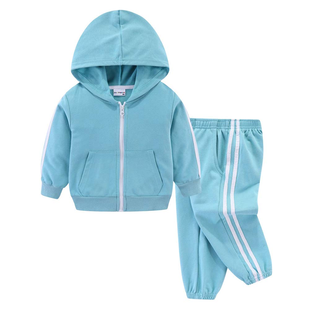 Mud Kingdom Little Boys Jogger Set Long Sleeve Casual Outerwear