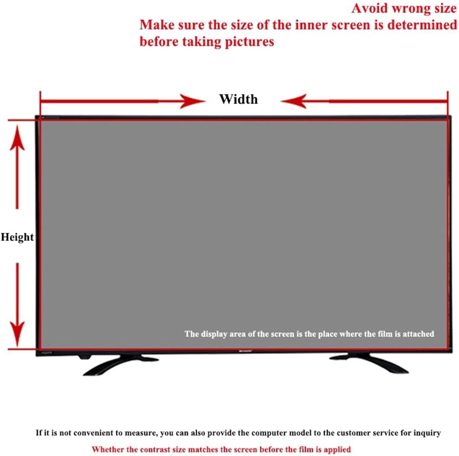 Schermo protettivo BTV con cornice a morsetto Sche Luce antiblu da 32-75 pollici, pellicola protettiva for display LCD, pellicola antiriflesso,pellicola antiimpronte,lesioni antigraffio(48in 1056x596m