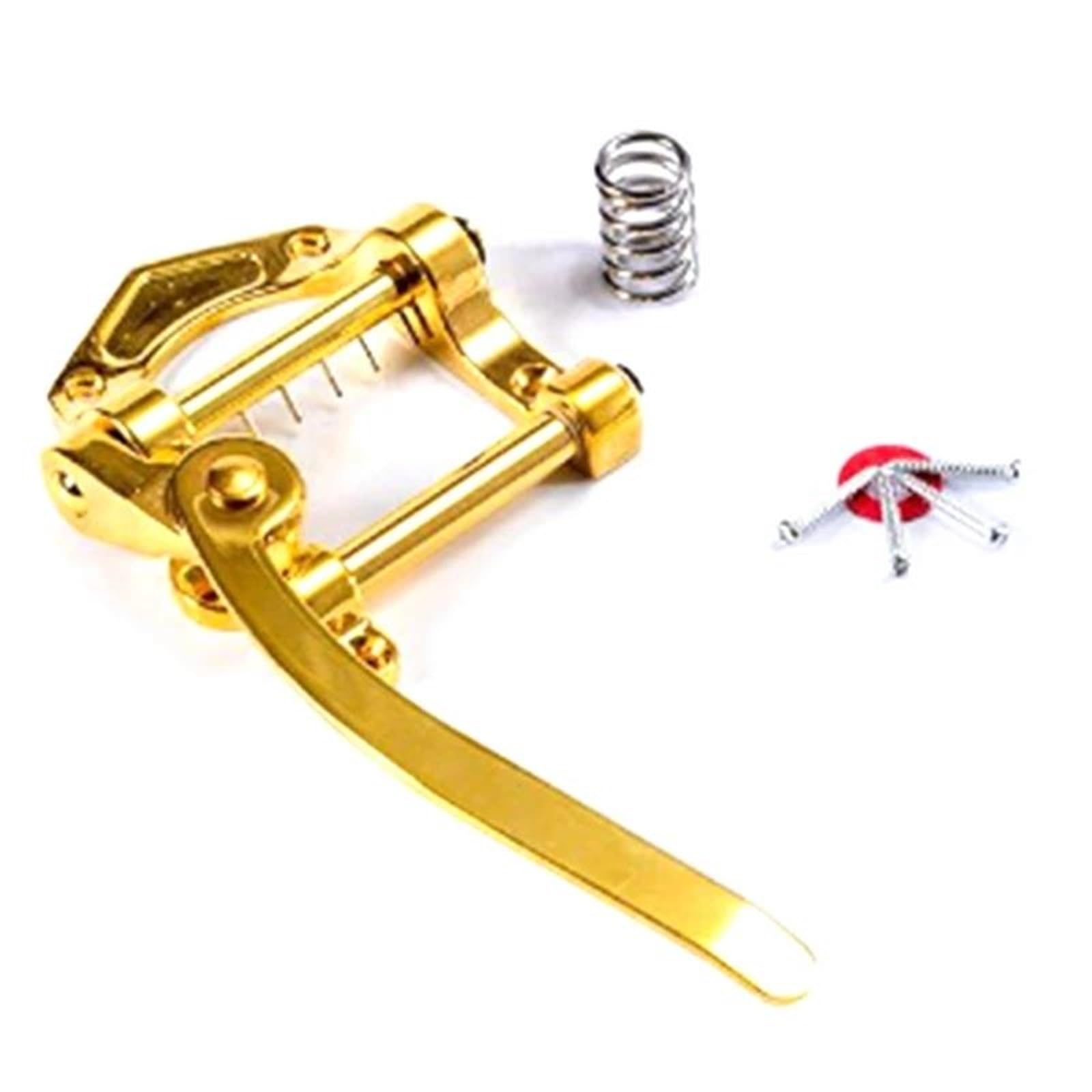 Ensemble De Chevalet Et Sillet Chevalet Vibrato Et Cordier Archtop Compatibles Pour Guitare Électrique SG LP(Gold)