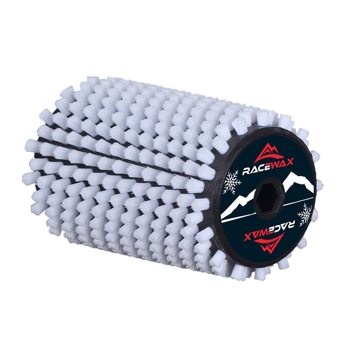RaceWax Roto Lot de brosses en nylon crin de cheval cuivre brosse rotative 100mm SpeedStick
