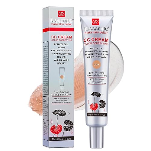 Centella Asiatica Corrector de Color CC Cream - Fair (Clair) para piel clara - Corrector hidratante SPF para el cuidado de la piel - Perfector