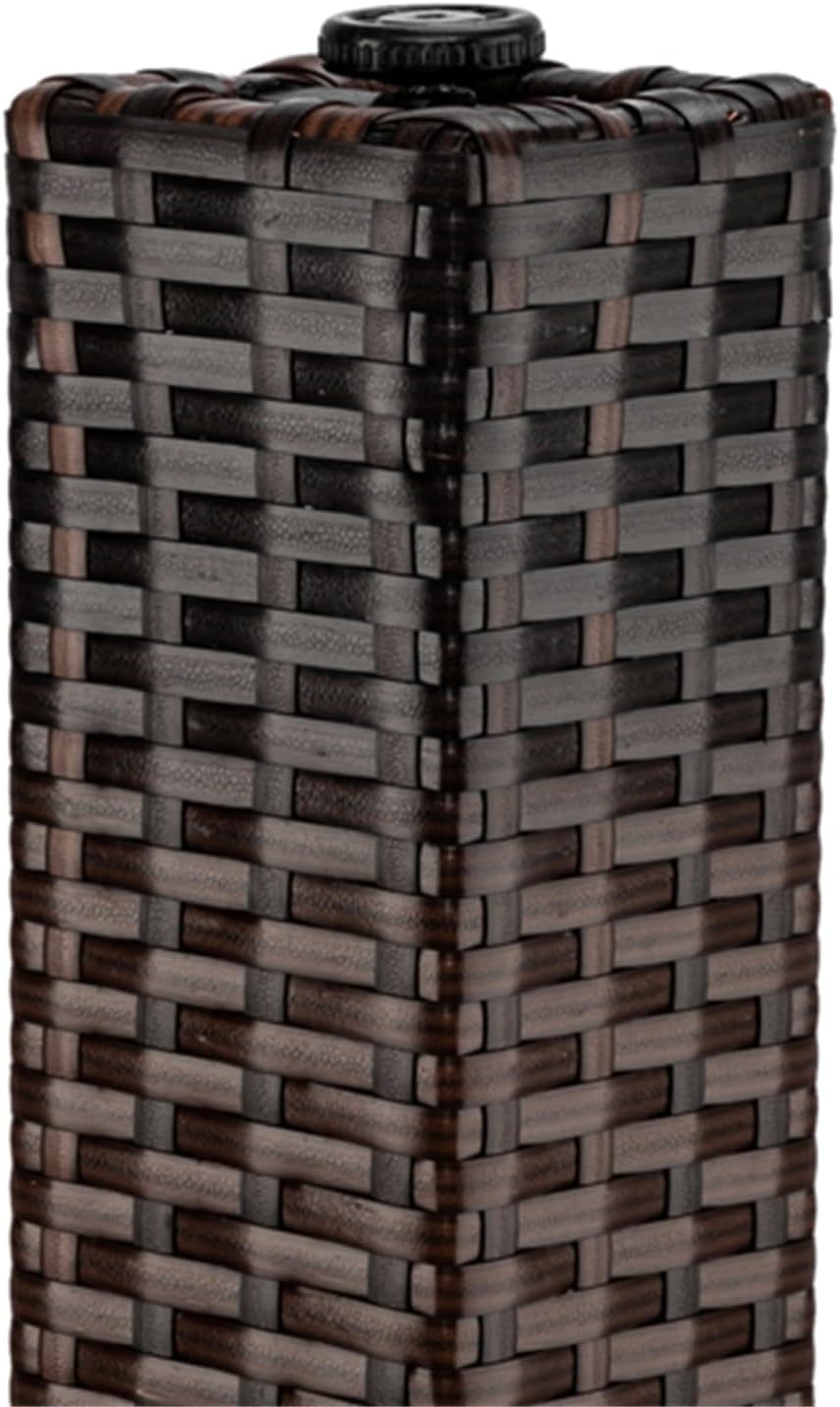 Bar Table Coffee Table Dessert Table Rattan Brown Gradient Color Suitable for Garden Patio Balcony (Table only)