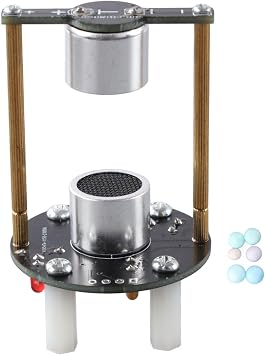 Ultrasonic Levitation Learning Kit for Electronic Welding Experiments - Standing Wave Suspension DIY Spare Parts Set - 40 kHz Frequency - 12V DC Input - PCB Based Educational Finished Product