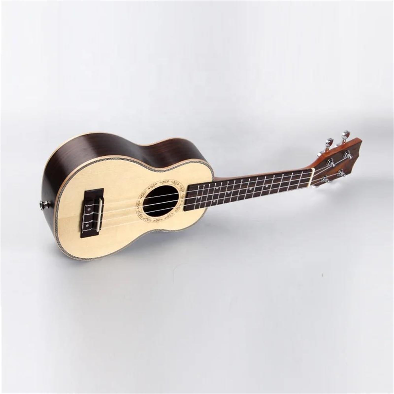 ukulele 21-calowe Ukulele Tenorowe Z Litego Świerku Tył Z Palisandru Matowe Wykończenie Ukulele Mała Drewniana Gitara